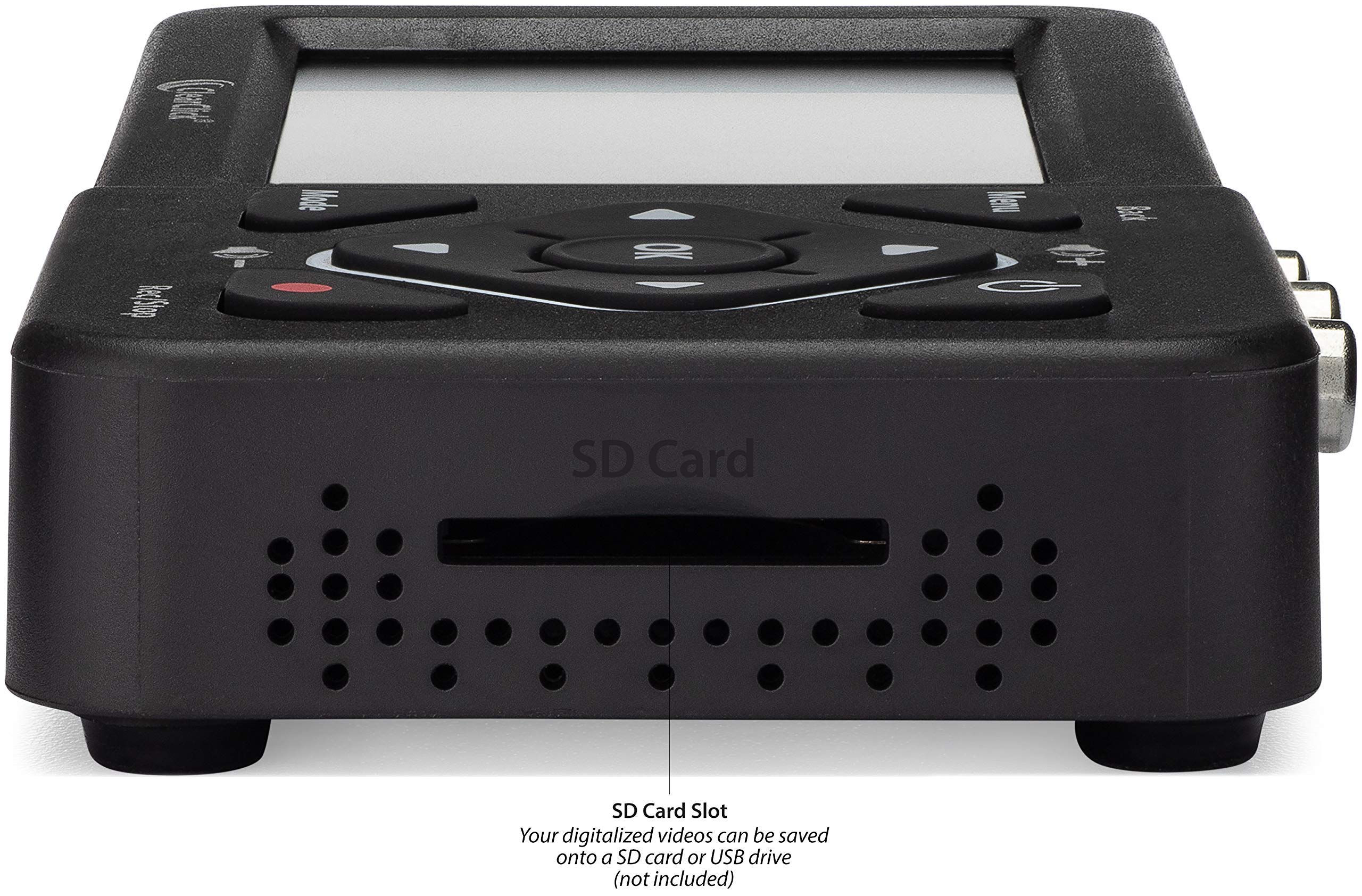 ClearClick Video to Digital Converter 2.0 - Convert VHS Tapes to Digital, Record from VCR, AV, RCA, Hi8, Camcorder, DVD & Gaming Systems | Perfect for Home Movies, Archiving & Retro Gaming