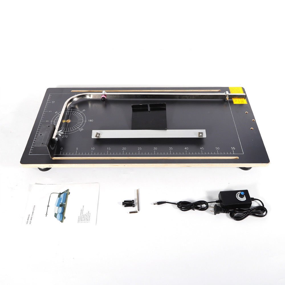 TECHTONGDA Hot Wire Foam Cutter Table - Adjustable Temperature Foam Cutting Machine for Styrofoam, EPS, XPS & Pearl Cotton - Perfect for DIY Crafts, Model Making, Sculpting & Packaging Projects