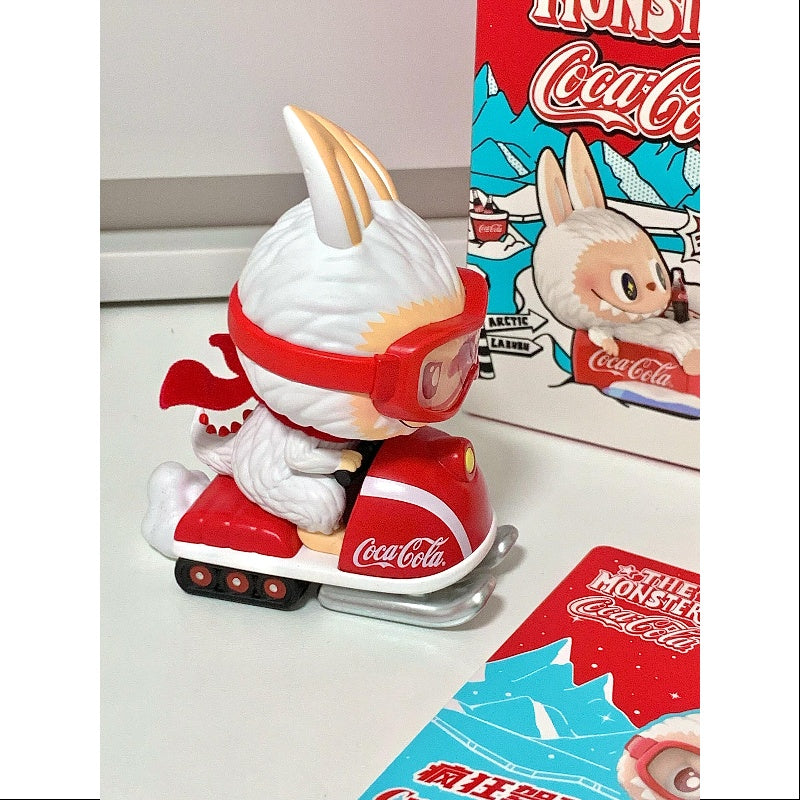 Labubu The Monsters Coca Cola Series Crazy Ride Blind Box Figure - Collectible Vinyl Toy for Pop Art Enthusiasts | Perfect for Display, Gifts, and Coca-Cola Memorabilia Collections
