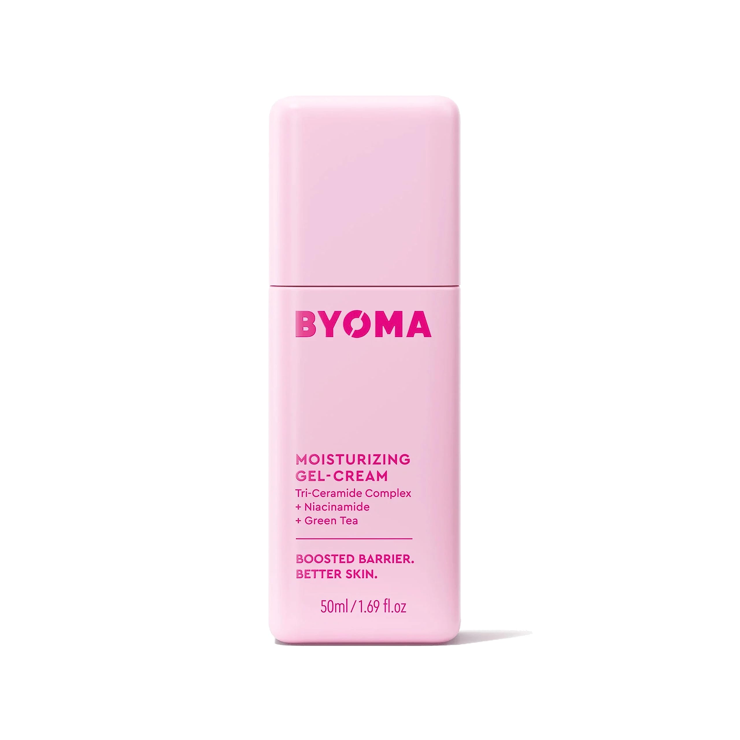 BYOMA Moisturizing Gel Cream - Niacinamide & Green Tea Face Moisturizer for Dry Skin - Ceramide Barrier Repair Cream - Oil Free, Alcohol Free Hydrating Gel Lotion (1.69 fl oz) - Perfect for Daily Skincare Routine & Sensitive Skin Care