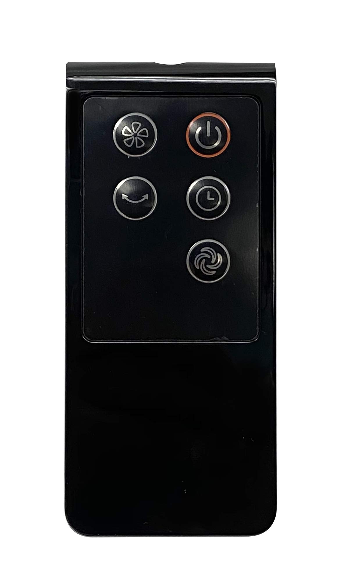 SPT SF-1536BK Black Oscillating Tower Fan with Remote Control, 3-Speed Settings & 12-Hour Timer - Perfect for Bedroom, Living Room and Office Cooling