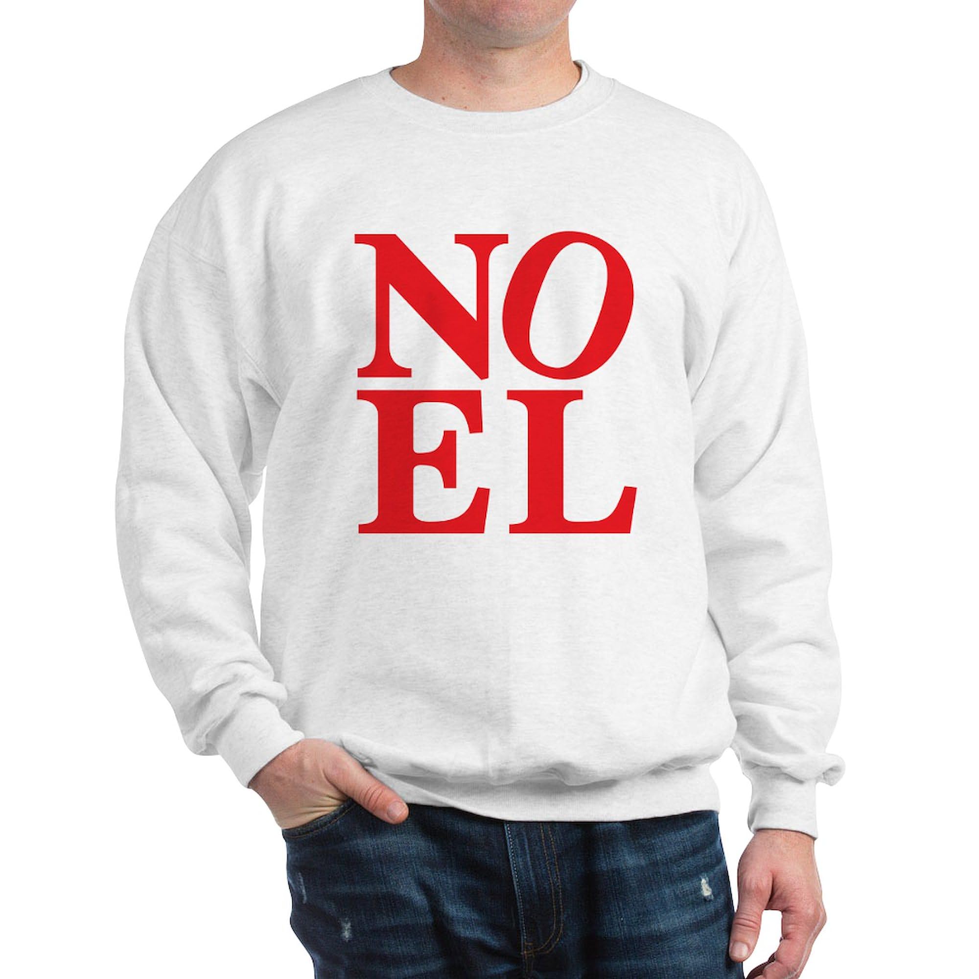 Noel Christmas Sweatshirt - Classic Crewneck Lightweight Pullover for Holiday Parties & Family Gatherings