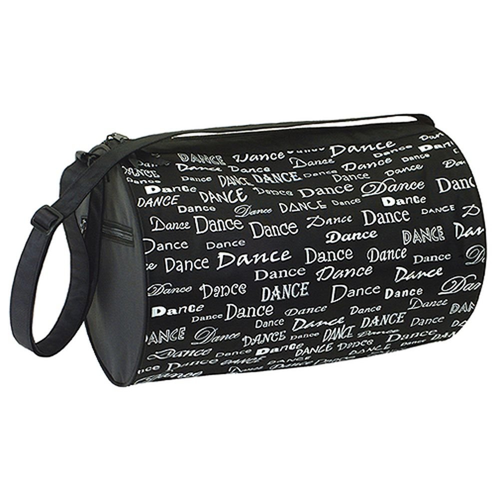 Dance Fonts Roll Duffel Bag - Stylish Gym Bag for Dance Classes, Yoga, Travel & Sports Gear Storage