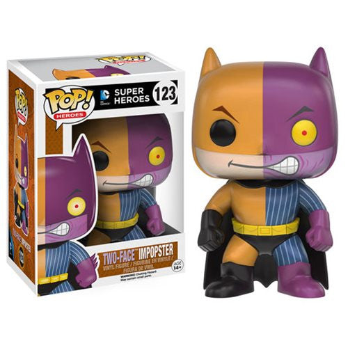 DC Comics Pop! Vinyl Batman Impopster Two Face Collectible Figure – Funko Pop! Vinyl for Superhero Fans, Perfect for Display, Gifts & Comic Book Collections