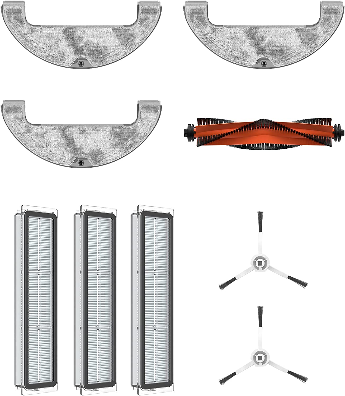 Dreame D10 Plus Accessories Kit - Replacement Parts & Cleaning Tools for Robot Vacuum - Perfect for Home Cleaning & Maintenance