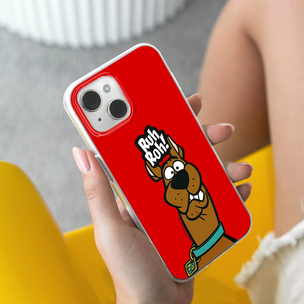 Original & Officially Licensed Scooby Doo Pattern iPhone 14 Case - Shockproof TPU Protective Cover for iPhone 14 (6.1