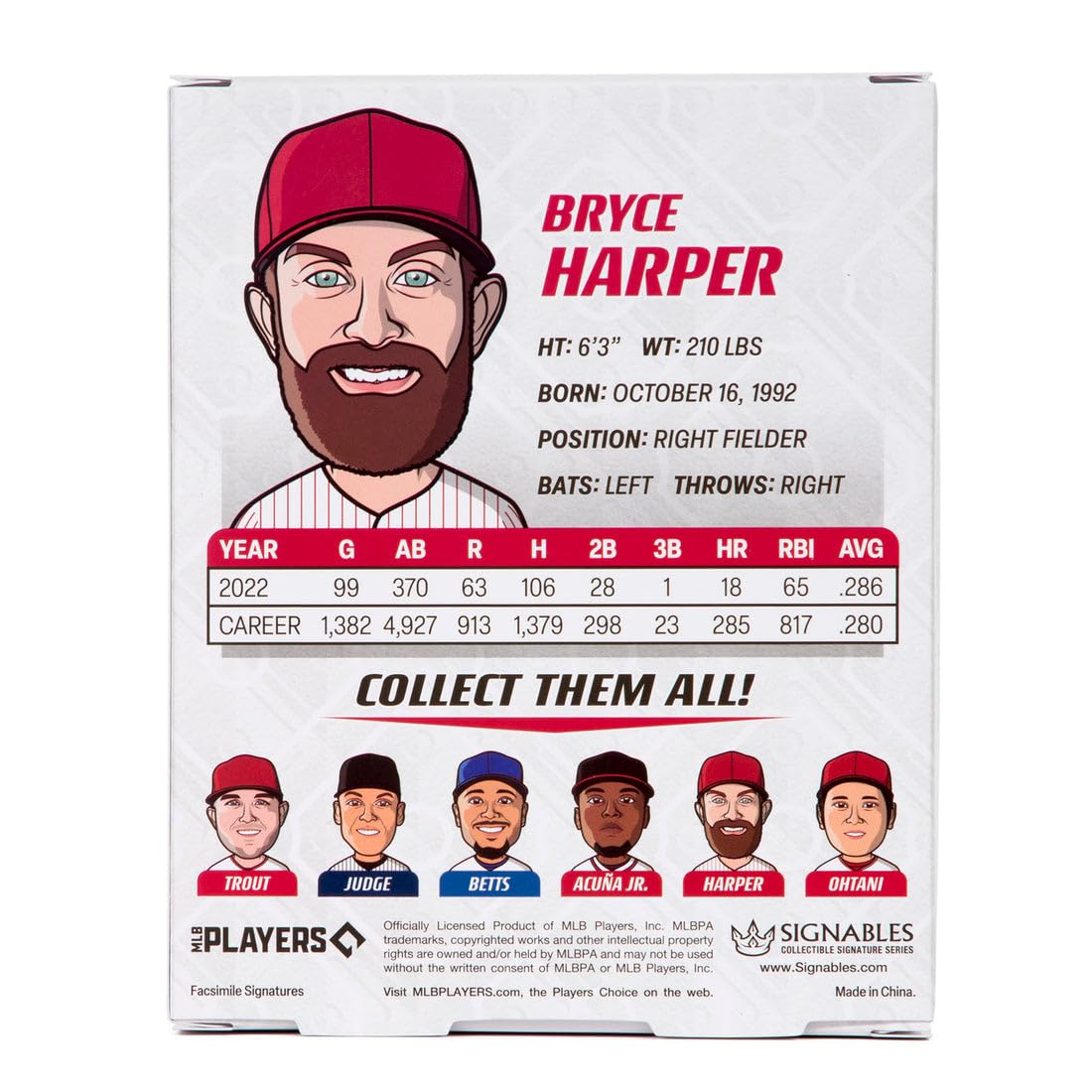 Signables 4-Inch Baseball Collectible - Perfect Baseball Team Gifts for Fans & Players - Great for Display Cases, Sports Memorabilia Collections & Fan Cave Decor