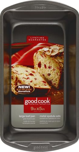 GoodCook 9x5 Inch Non-Stick Loaf Pan - Premium Steel Baking Pan for Bread, Meatloaf, Cakes, Brownies & Lasagna | Perfect for Home Baking, Meal Prep & Holiday Cooking