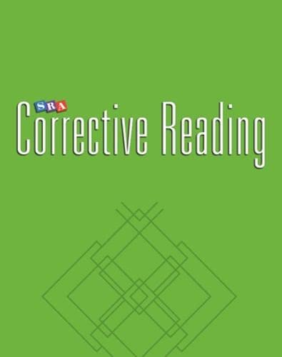 Corrective Reading Decoding Level C - Blackline Masters for Struggling Readers | Phonics Intervention Workbook | Elementary School & Homeschool Learning Resource