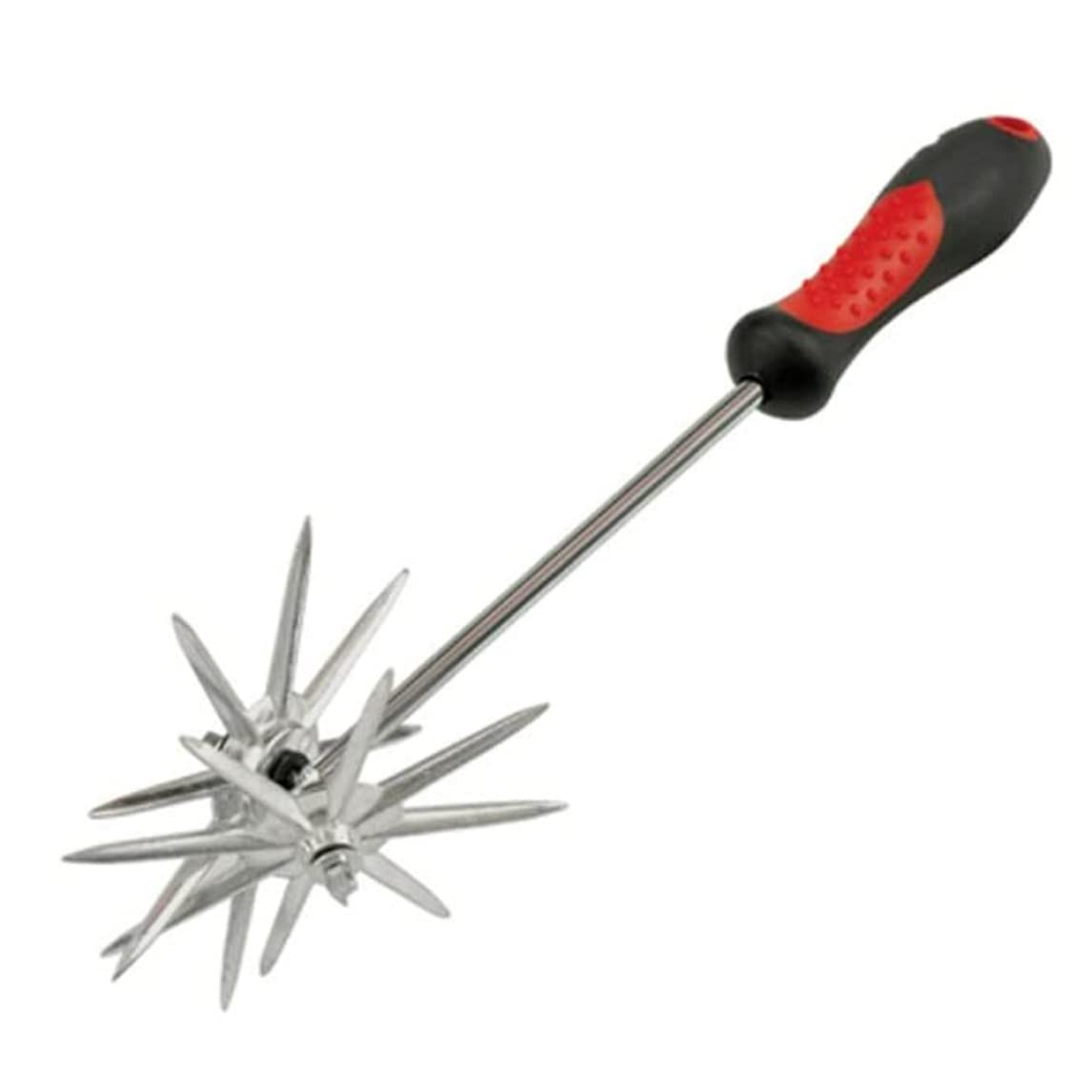 Jualyue Hand-Held Garden Cultivator - 3-in-1 Rotary Tiller, Manual Weeder & Soil Loosener - Compact Hand Tiller for Small Gardens, Flower Beds & Vegetable Patches - Perfect for Home Gardening, Landscaping & Soil Aeration
