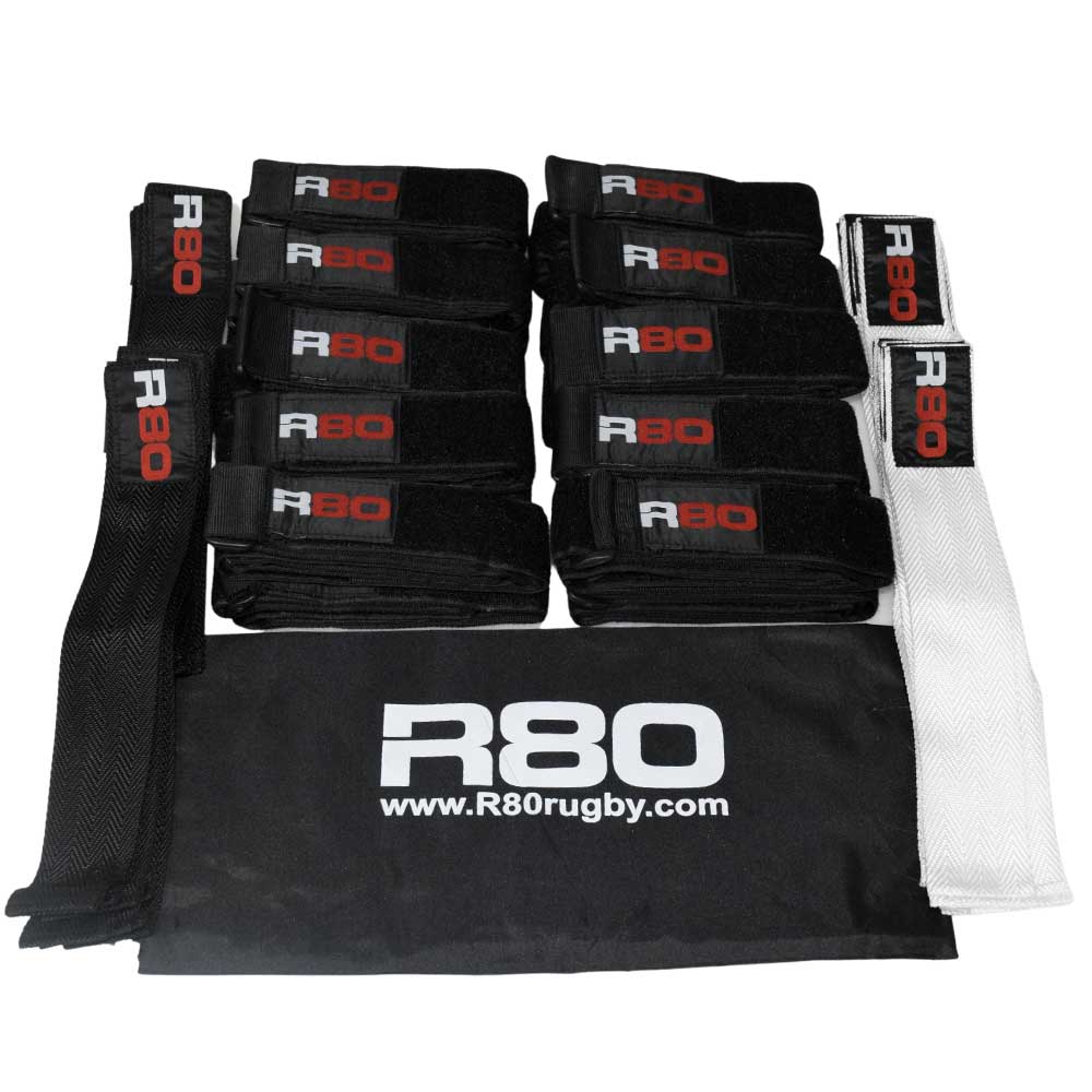 Best Adult Tag Rugby Sets for 20 Players - Complete Team Equipment for Touch Rugby Games, Training & Outdoor Sports Activities