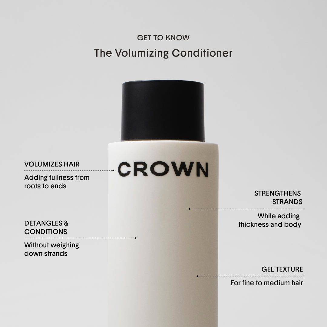 Volumizing Conditioner for Fine Hair - Adds Body & Shine - Sulfate Free & Paraben Free - Perfect for Daily Use & Salon-Like Results at Home