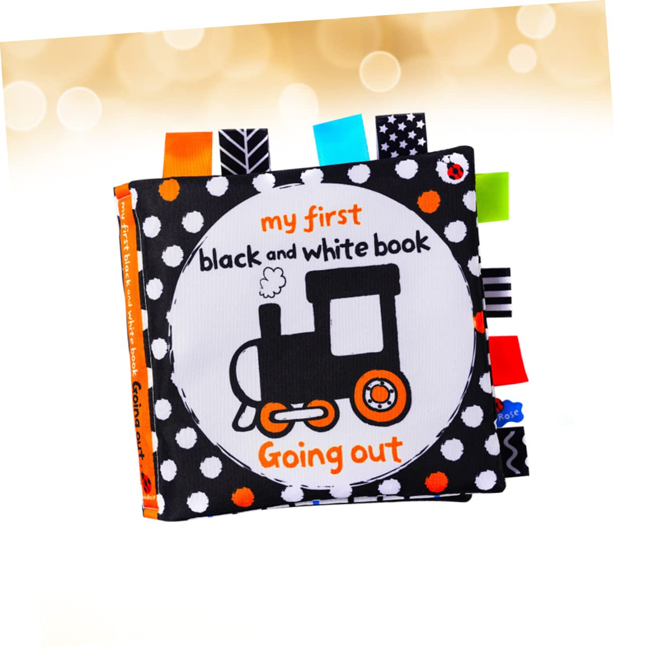AUTSUPPL 1pc Soft Baby Cloth Book - Floating Fabric Book for Early Learning & Sensory Development | Perfect for Infants, Toddlers & Travel | Washable & Safe Non-Toxic Material