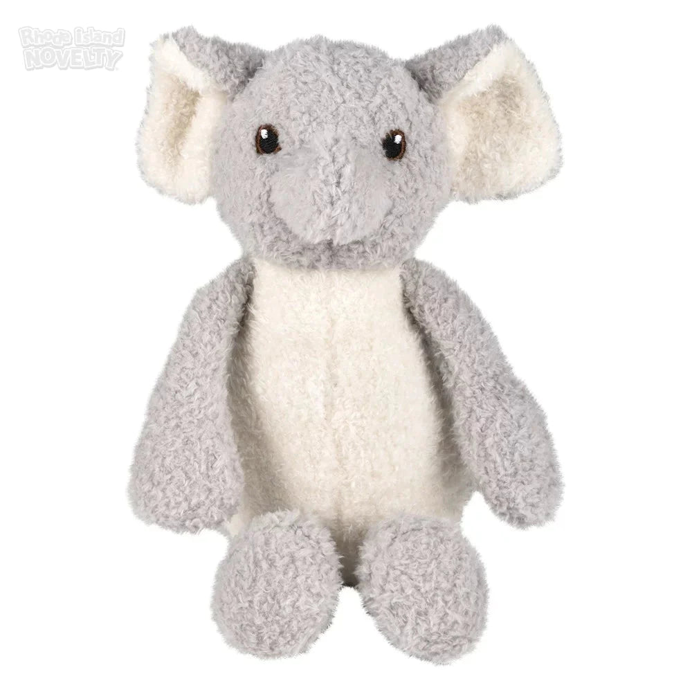 8 Eco-Friendly Scruffy Elephant Plush Toys - Perfect for Kids' Bedtime, Nursery Decor & Gift Giving