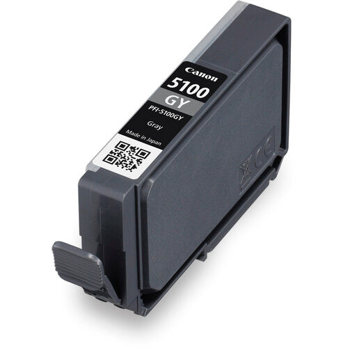 Canon PFI 5100 LUCIA PRO II Gray Ink Tank (14.4mL) - High-Quality Printer Ink Cartridge for Canon Printers | Perfect for Office Documents, Photo Printing & Professional Graphics