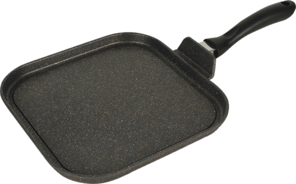 2-Pack Marble Griddle Set - 1 & 2 Burner Nonstick Rectangular & Square Marble Cooking Stone (19x11.5