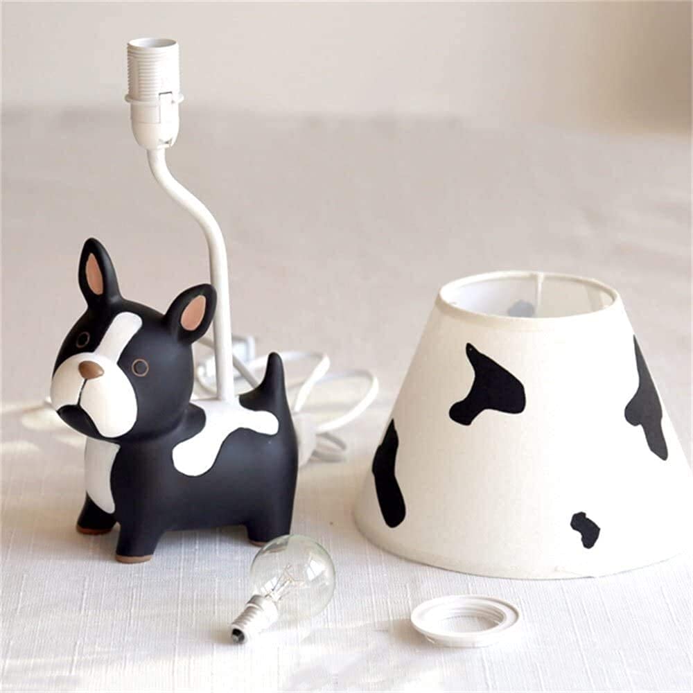 Cartoon Puppy LED Desk Lamp for Kids Room - Cute Night Light for Boys & Girls Bedroom, Bedside, Study Table - Perfect for Reading, Homework & Nursery Decor