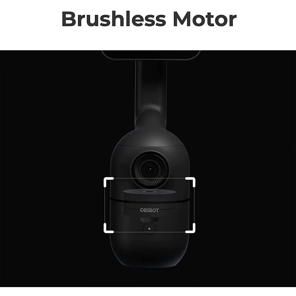 OBSBOT OSB-2007-C Me AI Auto-Tracking Webcam with Phone Mount - 1080P HD Streaming Camera for Video Calls, Live Streaming & Content Creation - Includes 1 Year CPS Protection Plan (Perfect for Home Office, Gaming & Remote Work)