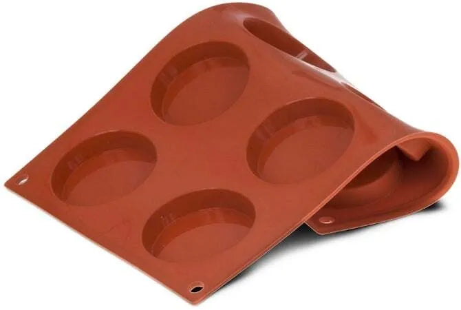 Orange Non-Stick Florentine Cookie Baking Sheets - Perfect for Holiday Cookies, Pastries & Desserts | Durable & Easy Clean Bakeware for Home Bakers