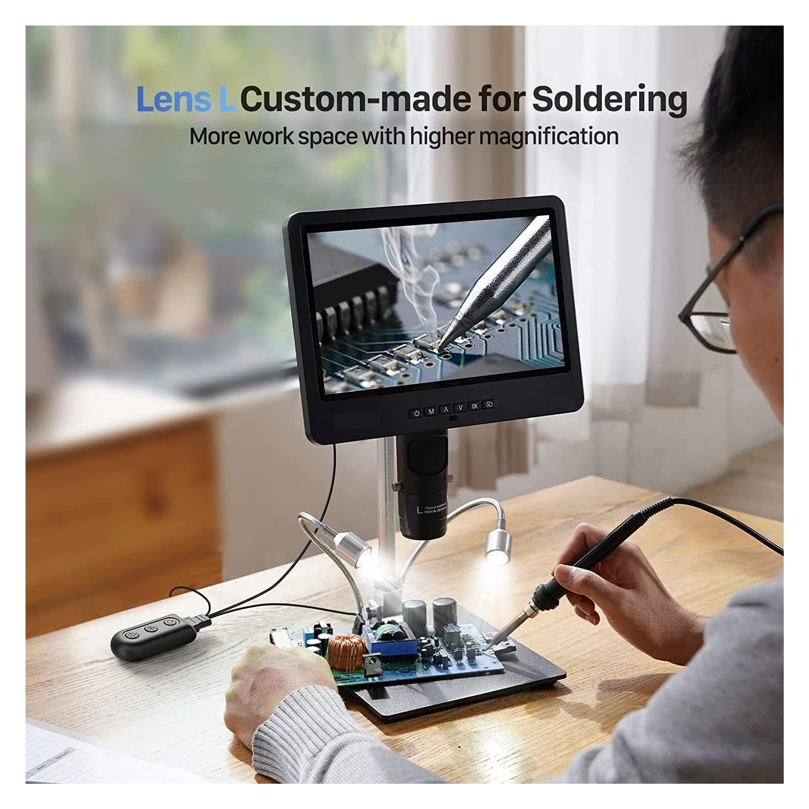 1500X Digital Microscope with 10.1