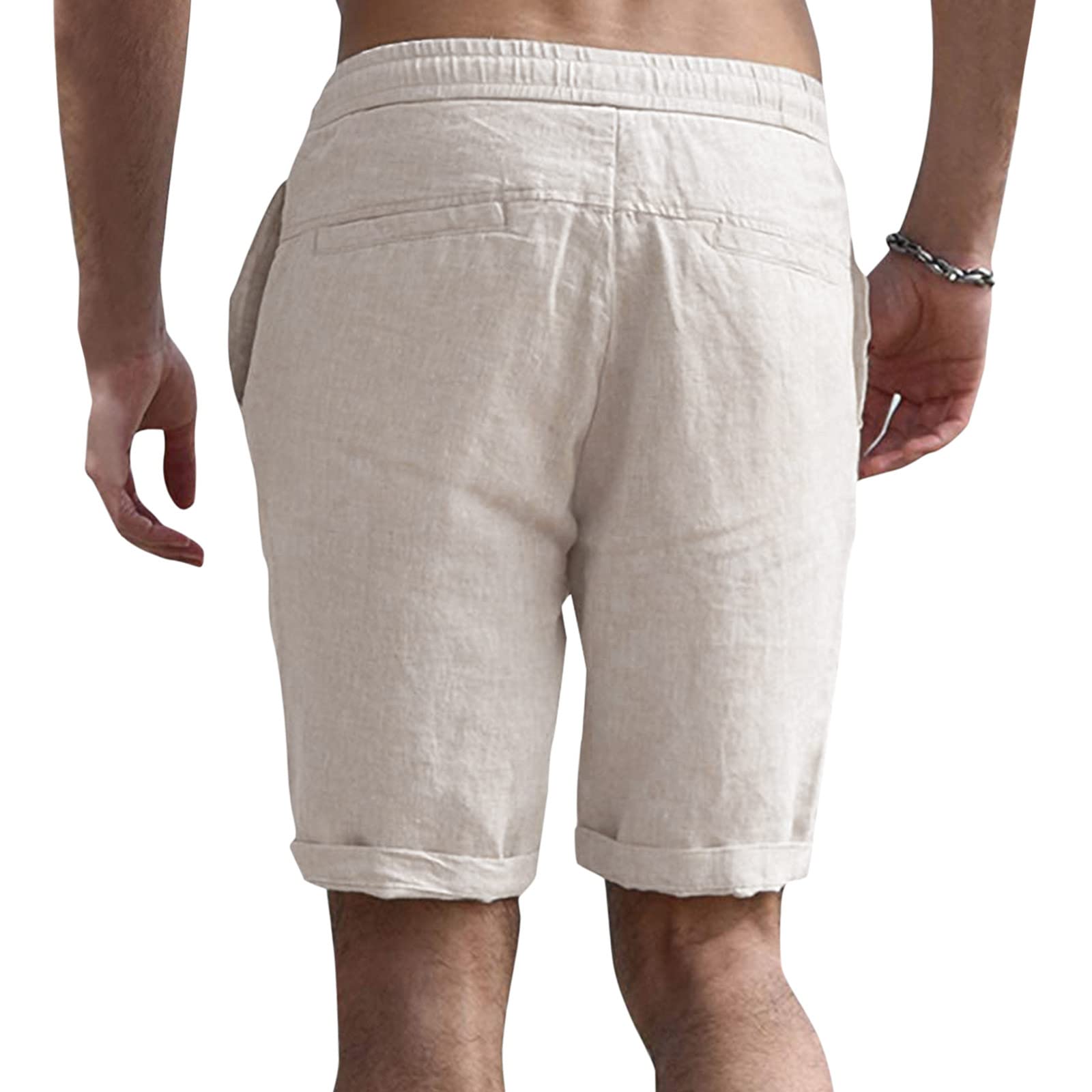 **Men's Athletic Shorts with Drawstring - Lightweight Summer Workout Shorts for Running, Gym & Casual Wear - Breathable Quick-Dry Training Pants for Men**
