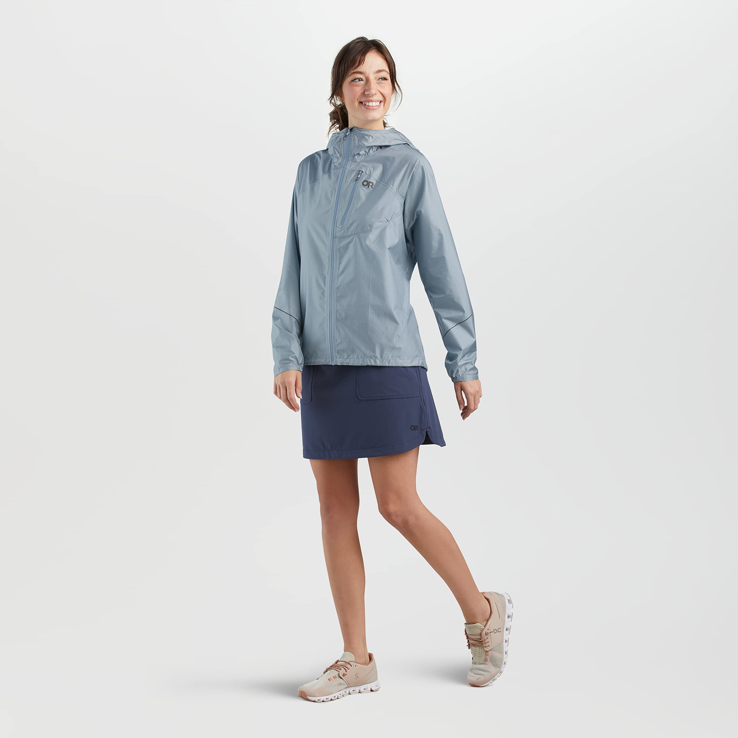Outdoor Research Women's Helium Rain Jacket - Lightweight Waterproof Windbreaker with Breathable Fabric for Hiking, Camping & Outdoor Adventures