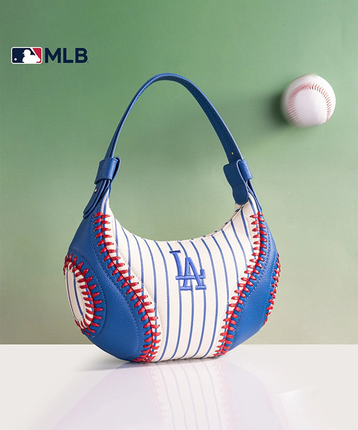 MLB Los Angeles Dodgers Crossbody Hobo Bag for Women - Stylish Shoulder Purse for Baseball Games, Travel & Daily Use