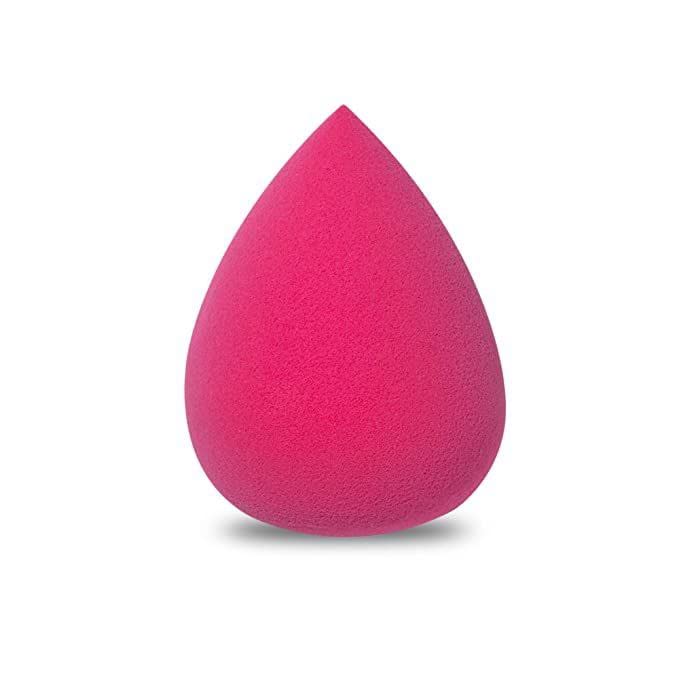 Professional Makeup Sponge Beauty Blender - Soft Pink Blending Sponge for Flawless Foundation & Concealer Application | Cruelty-Free, Latex-Free Makeup Puff (Pack of 1) | Perfect for Everyday Makeup, Contouring & Airbrush Finish
