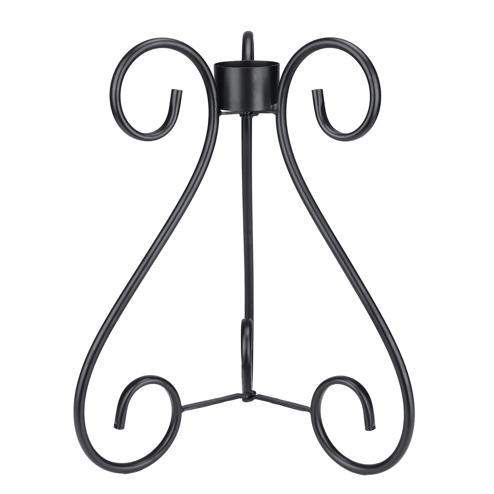 VCUTEKA 10-12 Inch Metal Gazing Ball Stand - Black 16
