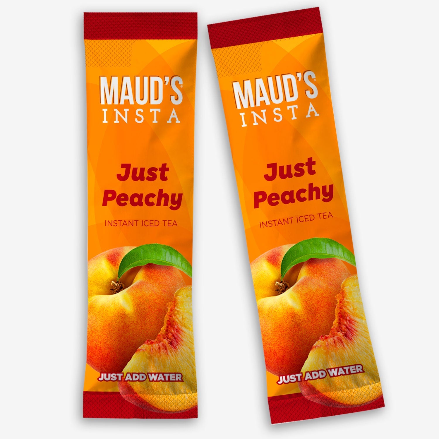 Maud's Instant Peach Iced Tea Powder - Refreshing Summer Drink Mix for Home, Office & Outdoor Activities - Perfect for Picnics, BBQs & Pool Parties