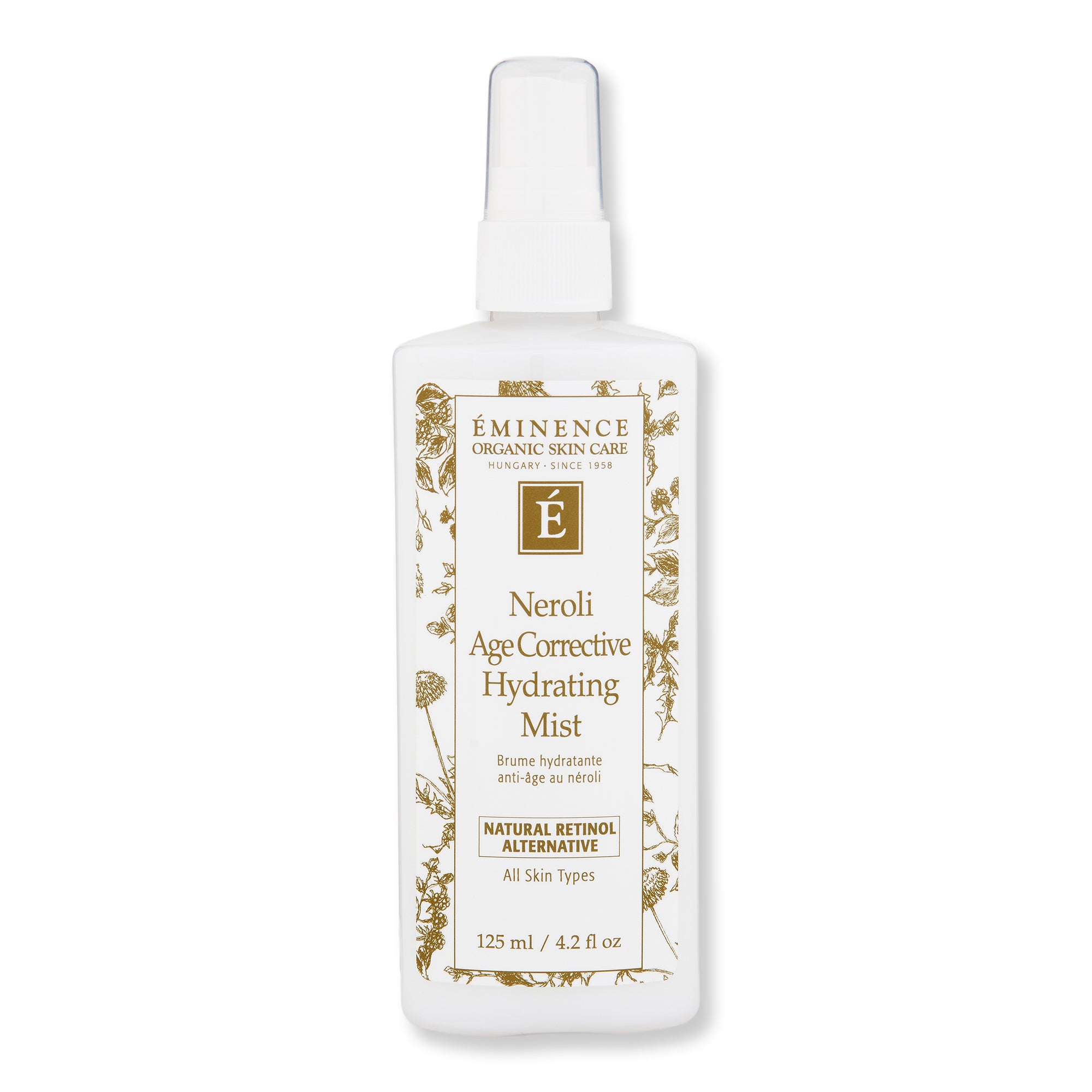 Eminence Organic Neroli Age Corrective Hydrating Mist 4.2 oz | Anti-Aging Facial Spray for Dry Skin | Perfect for Daily Skincare Routine & Travel
