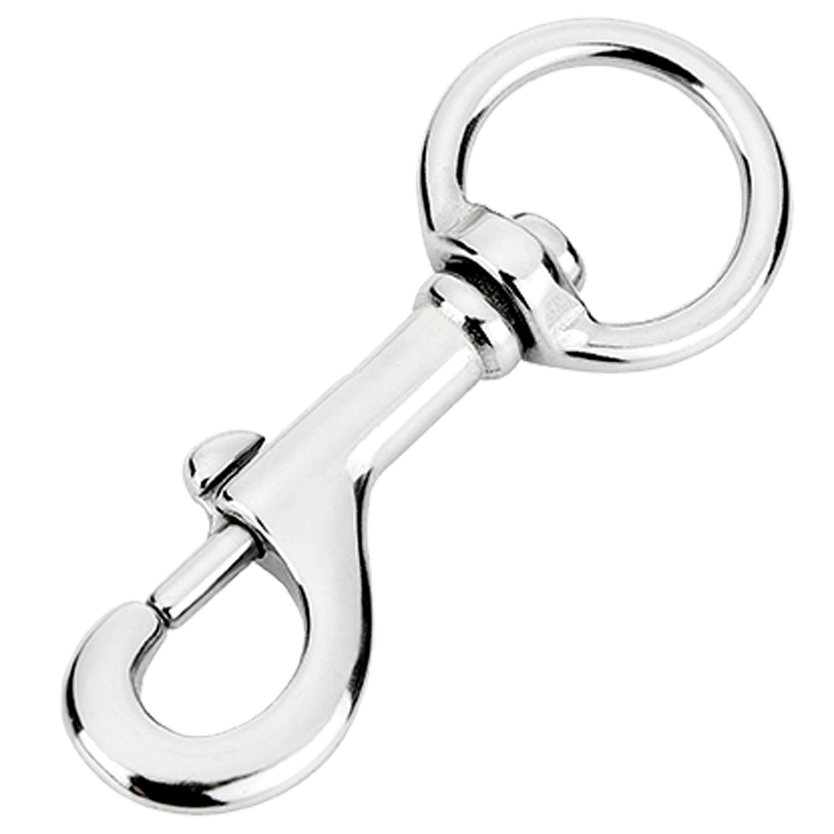 Stainless Steel 104mm Single End Beaver Bolt Snap - Heavy Duty Carabiner for Keychains, Dog Leashes & Outdoor Gear