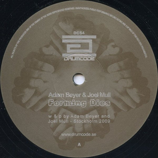 Adam Beyer & Joel Mull - Forming Dies Drumcode DC54 | Techno & Electronic Dance Music Vinyl Record | Perfect for DJ Sets & Music Collectors