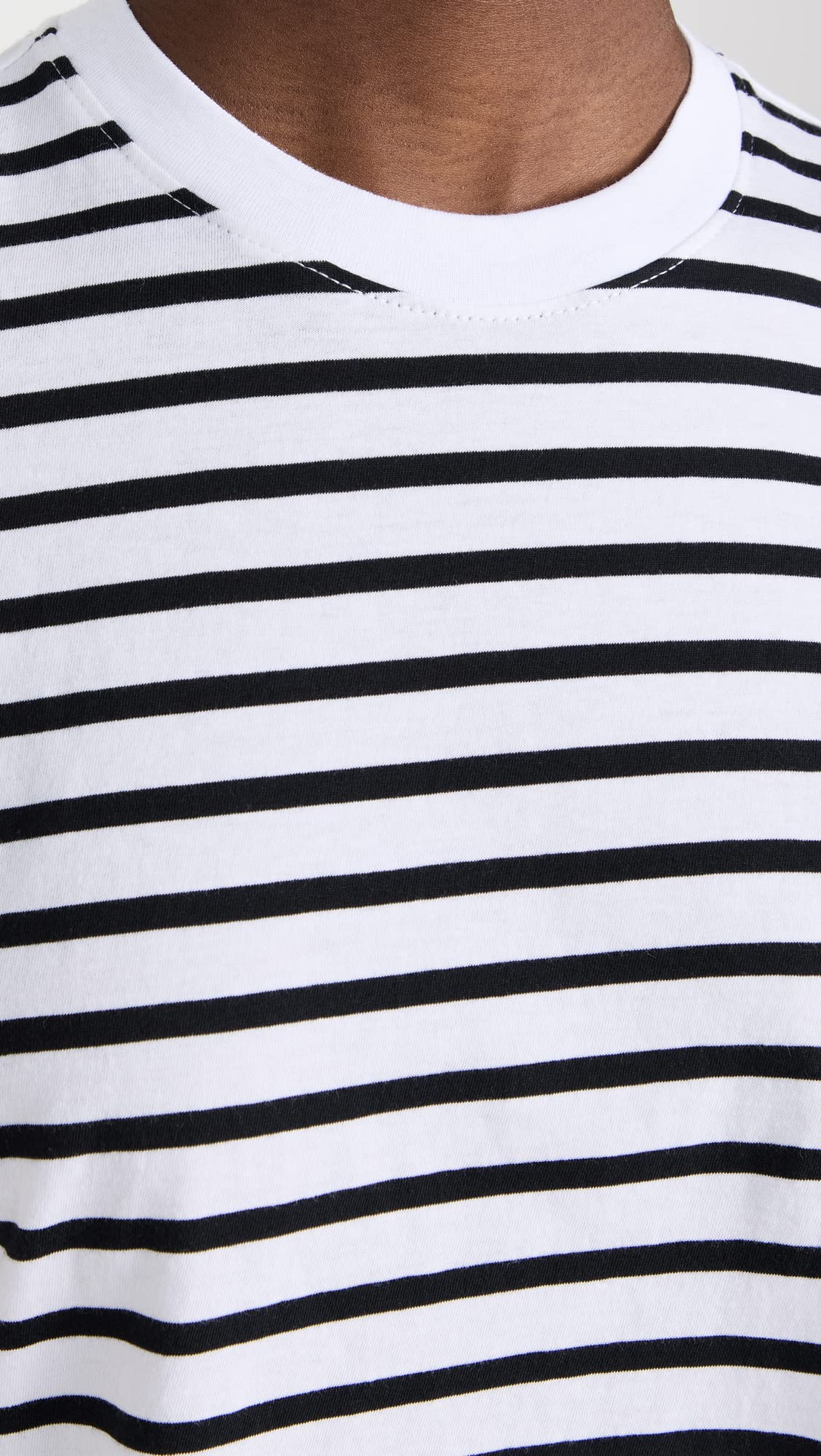 Women's Striped School Boy T-Shirt - Casual Vintage Style Top for School, Work & Everyday Wear