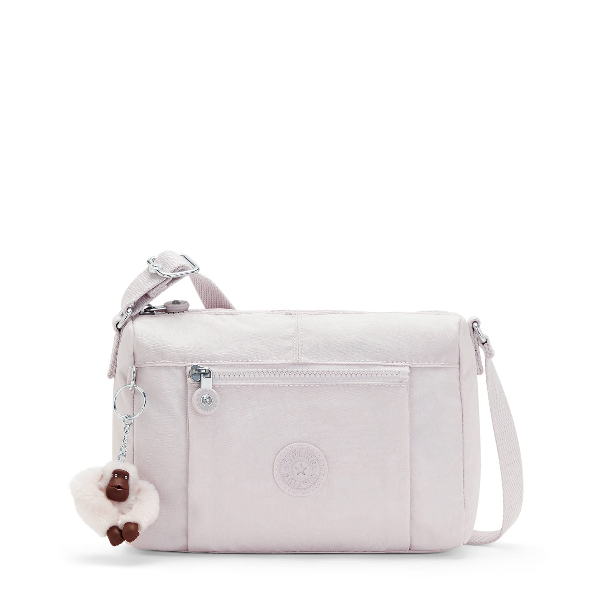 Kipling Wes Crossbody Bag for Women - Stylish & Lightweight Shoulder Purse in Wishful Pink | Perfect for Travel, Work & Everyday Use