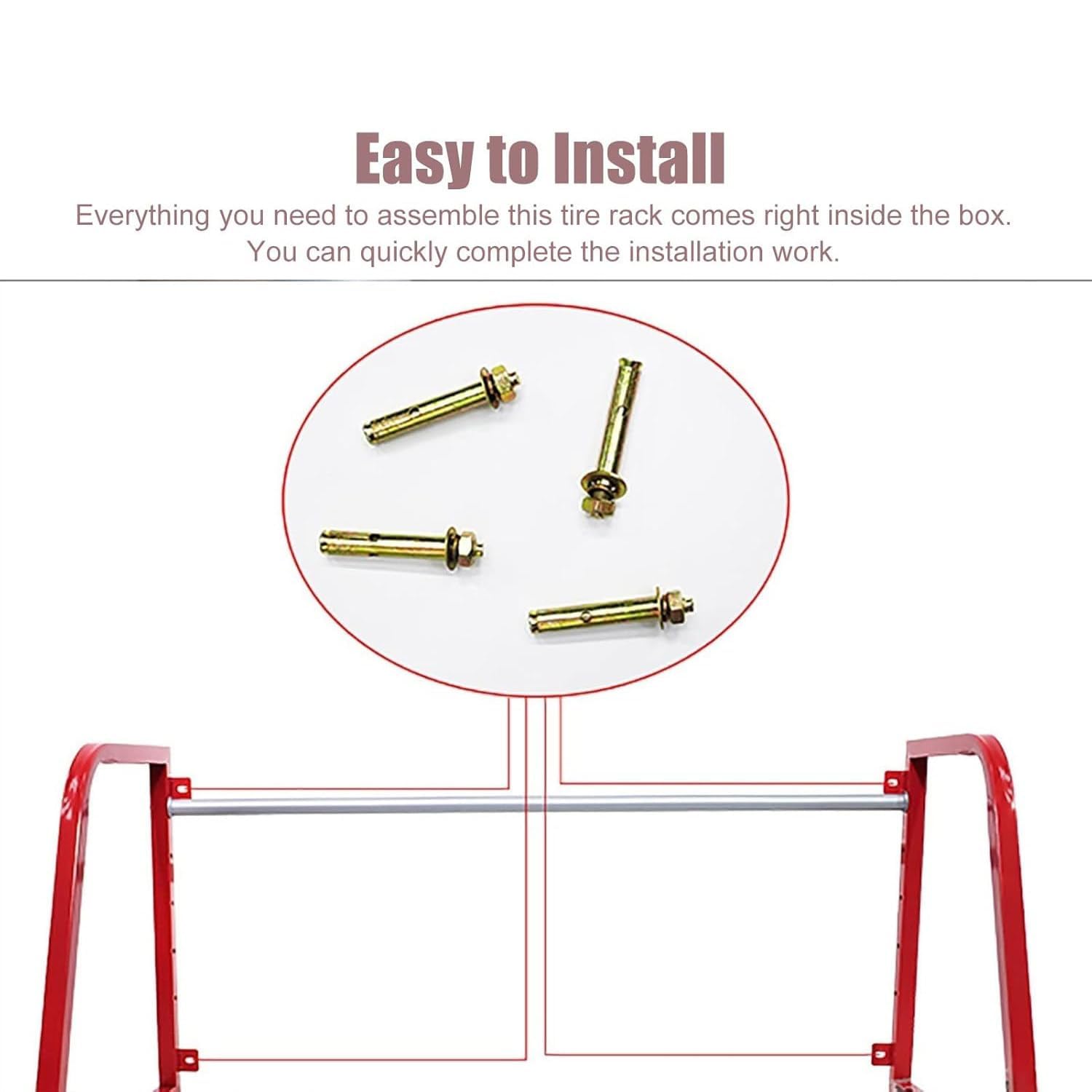 Wall Mounted Tire Storage Rack - Heavy Duty Multi-Tire Organizer for Garage, Workshop & Warehouse | Space-Saving Spare Wheel & Tire Display Stand | Perfect for Car Enthusiasts & Auto Shops