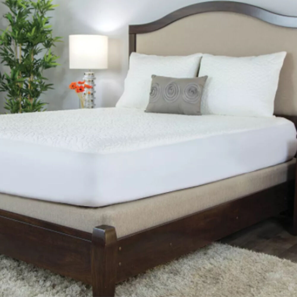 Protect A Bed Snow Pillow Protector - Waterproof, Hypoallergenic Pillow Cover for Dust Mites & Allergies - Ideal for Bedroom, Travel & Guest Use