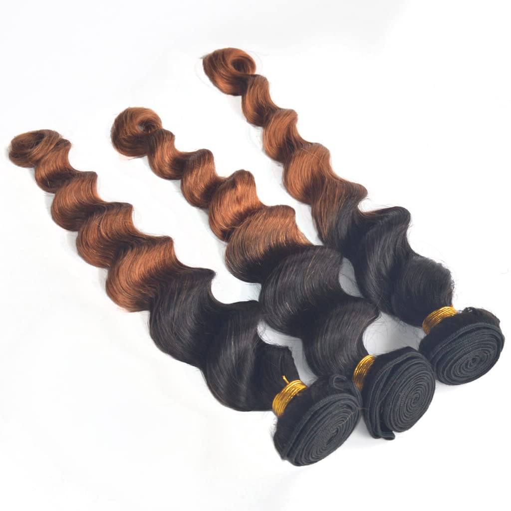 Loose Wave Peruvian Virgin Hair Weave Bundles 12