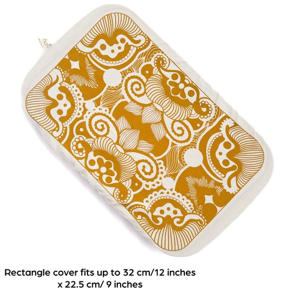 Paradise Rectangle Dish and Bowl Cover - Microwave-Safe Food Covers for Leftovers, Snacks & Meal Prep - Perfect for Kitchen, Picnics & Parties