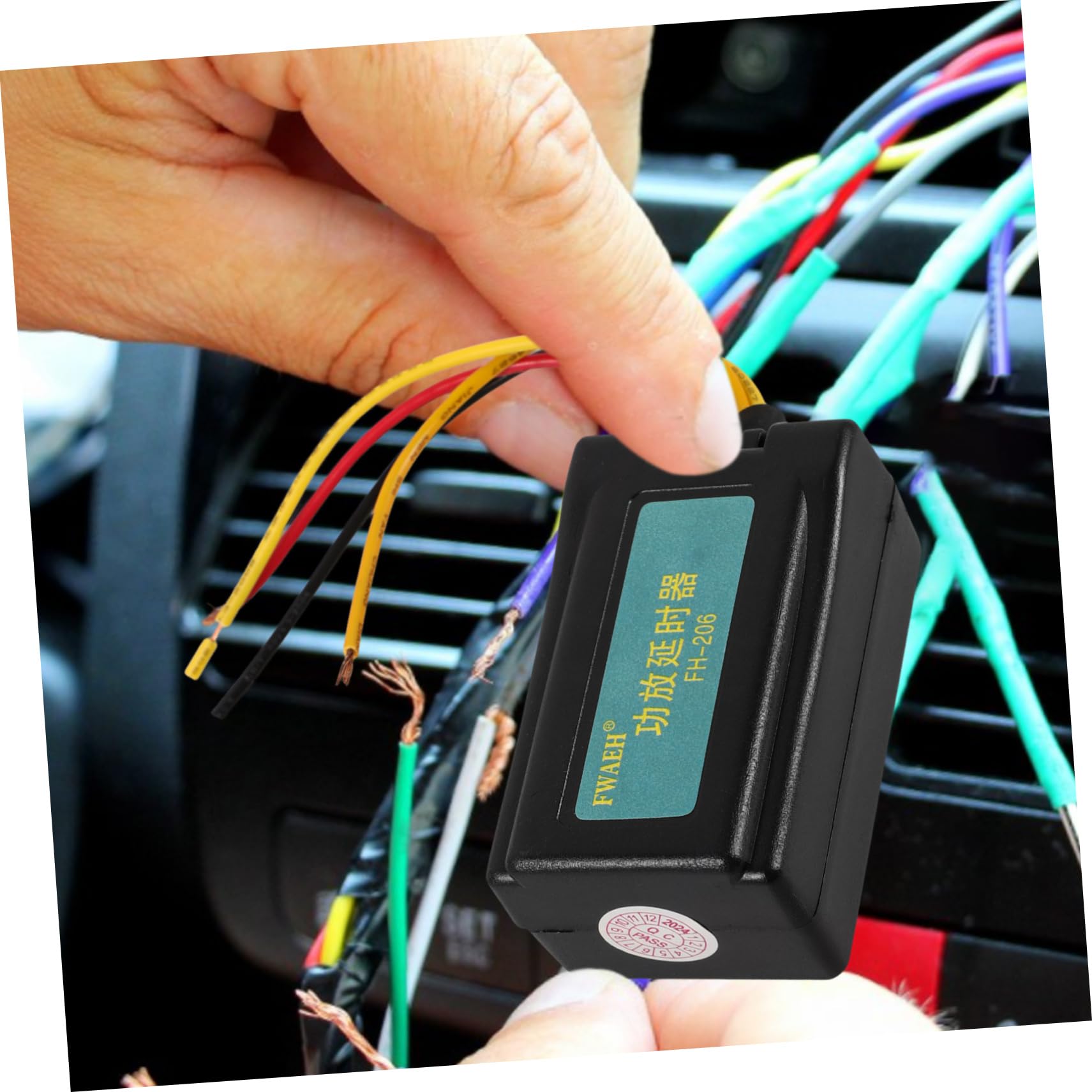 12V Automotive Digital Delay Relay Timer Module - Precision Low Voltage Start-up for Car Audio System & Speaker Control | Perfect for DIY Car Audio Projects & Vehicle Electrical Upgrades