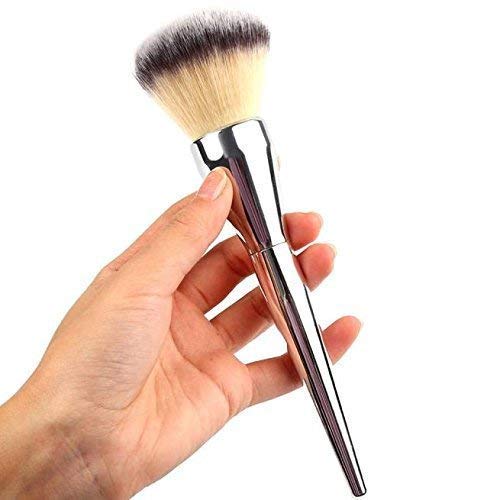 MISSLOOK Professional Makeup Brush Set - Silver Black Cosmetic Foundation & Blush Powder Brush for Flawless Face Makeup | Perfect for Daily Use, Contouring, and Professional Makeup Application