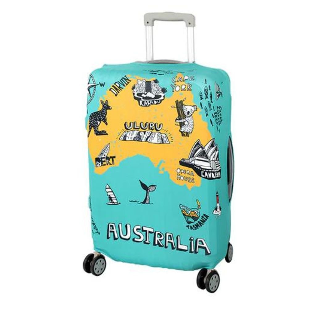 Waterproof Luggage Cover for Medium Spinners (60cm-70cm) - Durable Travel Suitcase Protector for Airlines - Perfect for Australia & International Trips