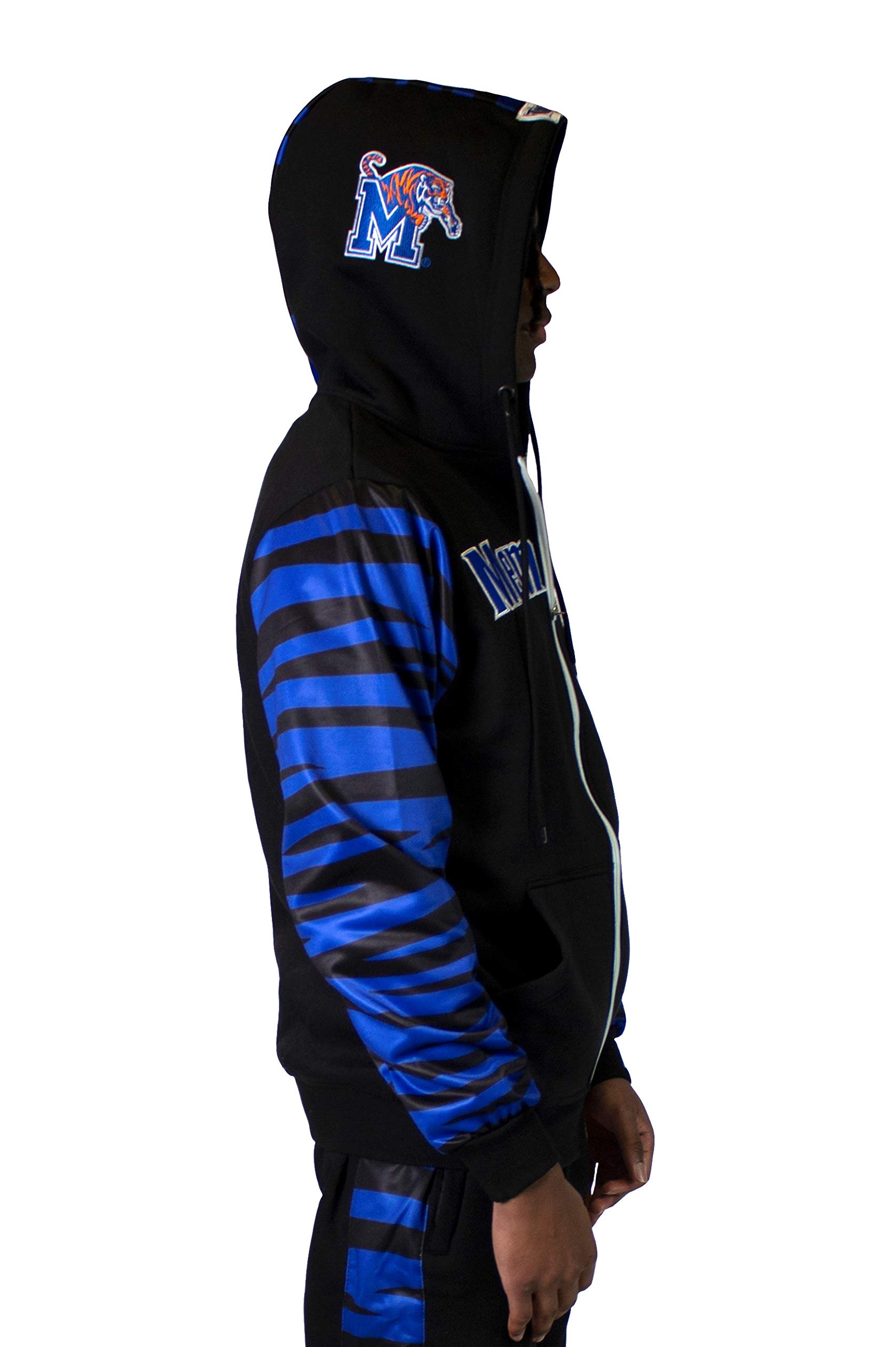 Memphis Tigers Men's Fleece Full Zip Hoodie - Warm & Comfortable Pullover for College Fans - Perfect for Game Day, Tailgating & Casual Wear