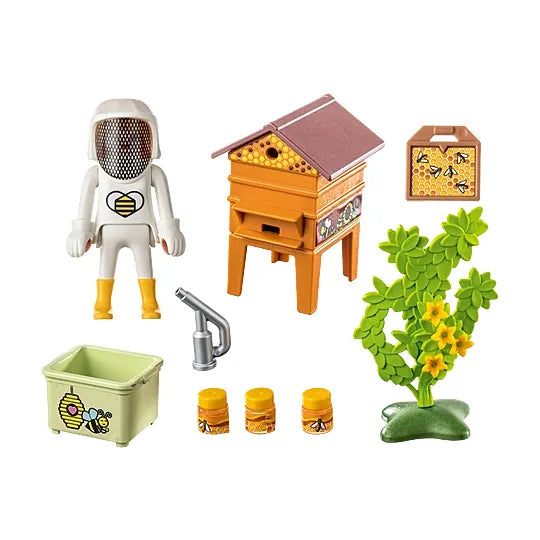Professional Beekeeper Suit 71253 - Full Body Beekeeping Protective Gear with Veil & Gloves - Ideal for Honey Harvesting, Hive Inspection & Beekeeping Activities