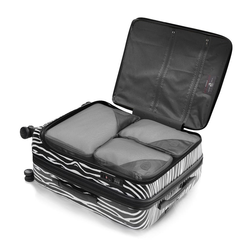 Heys EZ Fashion 3 Piece Luggage Set - Lightweight Spinner Suitcase with TSA Lock, Carry On & Checked Luggage for Travel, Business Trips & Vacations