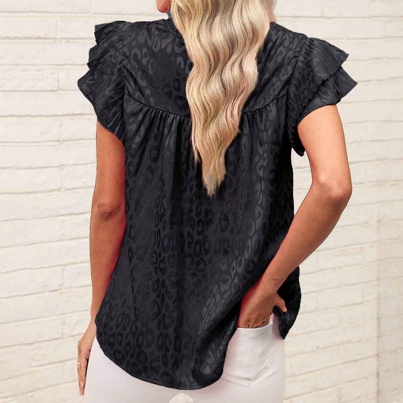 Women's Basic T-Shirts - Business Casual Loose Fit Summer Tops | Cute Tank Tee for Office & Outings | Trendy 2024 Fashion Dressy Summer Clothes