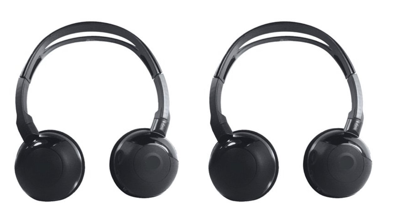 Wireless Headphones for GMC Yukon, Chevy Tahoe, Cadillac Escalade - DVD Entertainment System Headset (2-Pack) - Perfect for Road Trips & Family Travel