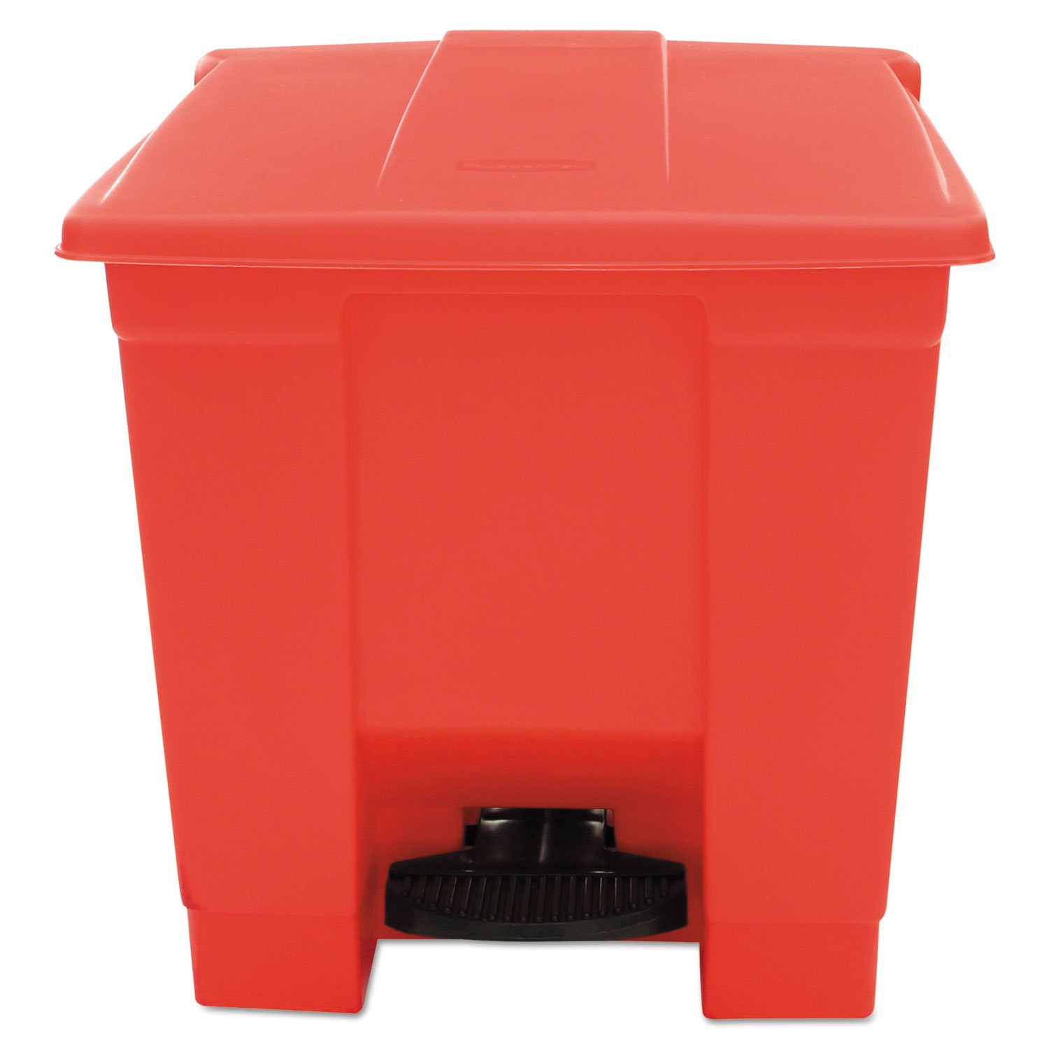 8 Gallon Step-On Trash Can with Lid - Heavy Duty Round Recycling Bin for Kitchen, Bathroom, Office & Outdoor Use