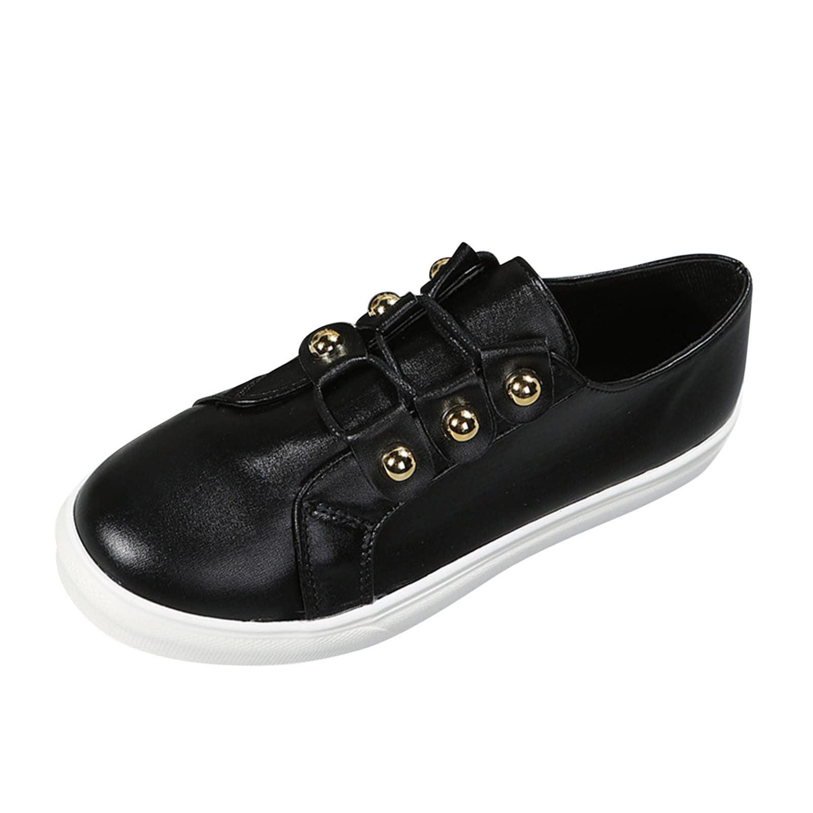 FASDNENDYS Women's Platform Sneakers - Soft Comfortable Walking Shoes with Colorblock Design & Lace-Up Closure | Size 8.5 | Perfect for Casual Wear, Daily Walking & Light Exercise