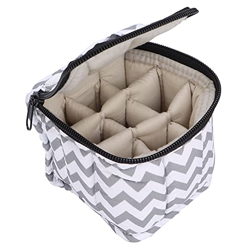 A K Homes - Premium Nail Polish Organizer Bag with Handle, Durable & Easy-Clean Nail Polish Storage Case for Home, Travel & Salon Use | Perfect for Nail Technicians & DIY Manicures
